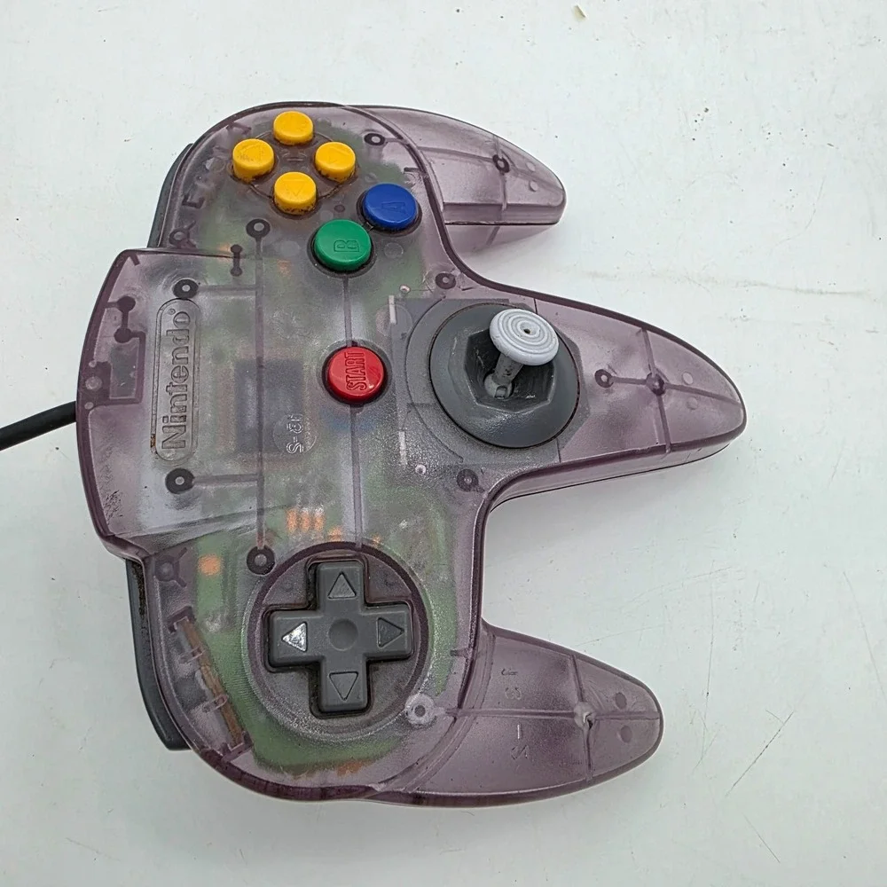Official Atomic Purple Controller - NINTENDO 64 - N64